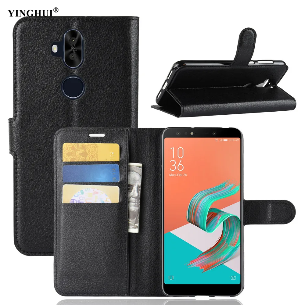 Роскошный чехол для Asus Zenfone 5 lite ZC600KL кошелек Флип PU Кожаные чехлы телефонов Fundas