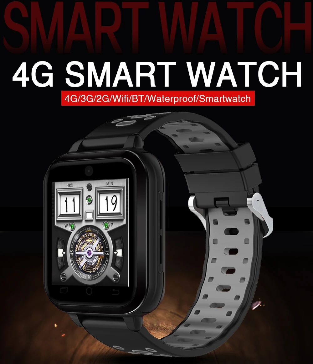 Новое поступление Android Smart premium watch phone поддержка 3g 4G sim-карты gps загрузка приложений с 1G ram 8G rom