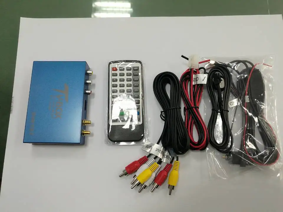 160 км/ч Двойные тюнеры H.265 DVB T2/T цифровой автомобильный тв тюнер TV HD 1080P двойной