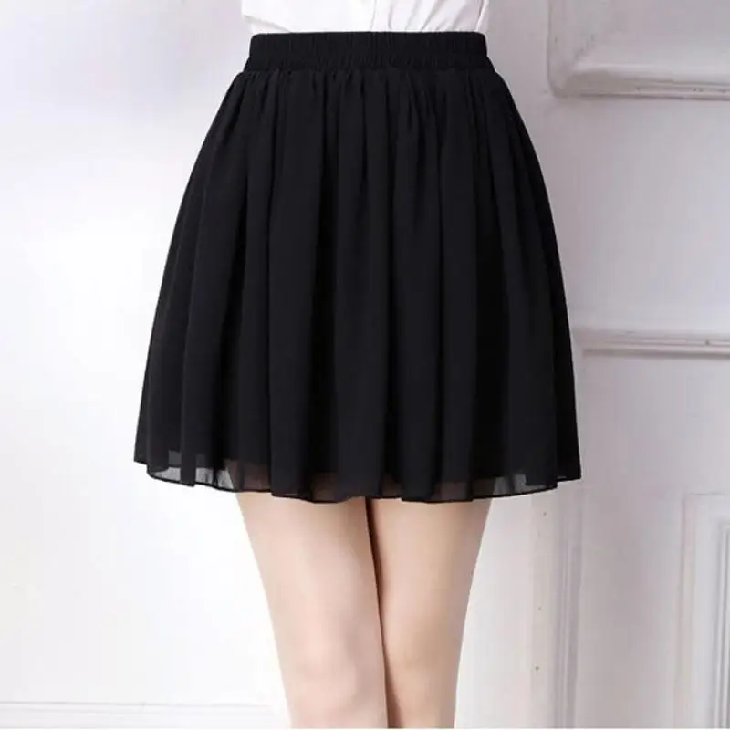 Женская плиссированная шифоновая юбка NFIVE универсальная обтягивающая с высокой