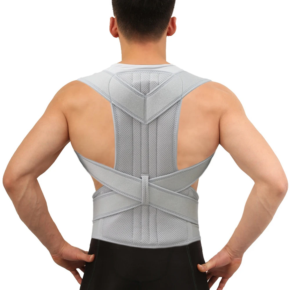 

Adjustable Posture Corset Lumbar Support Belt Strap Men's Back Shoulder Spine Brace Belt HEALTH CARE Orthopedic Pain Relief