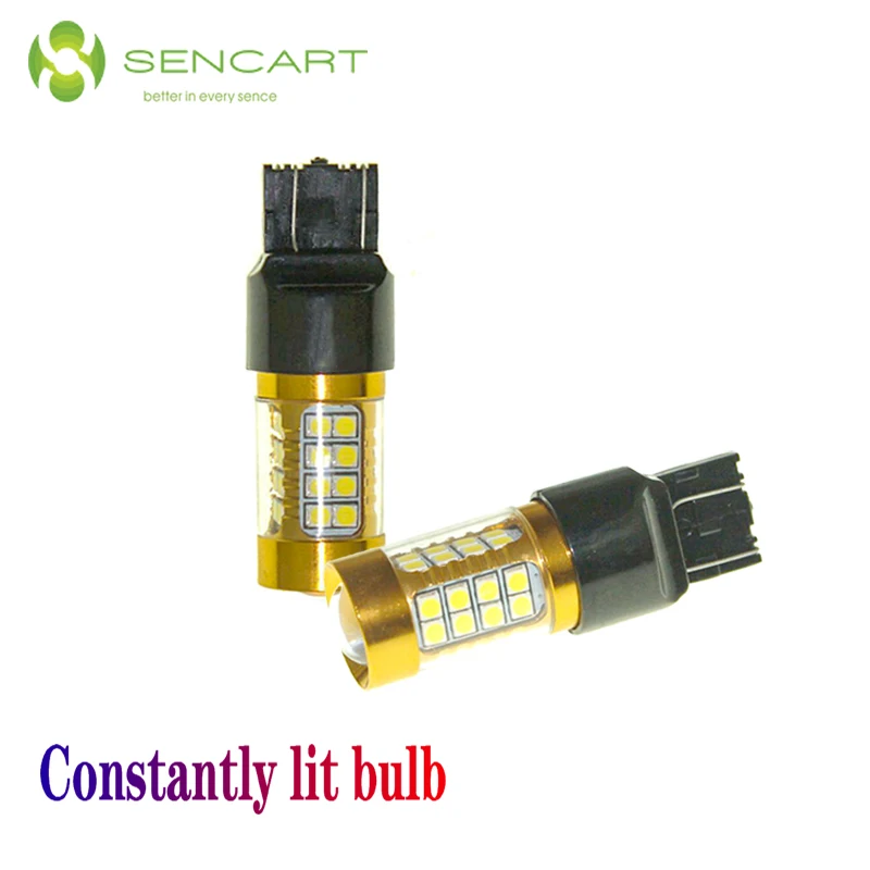 1 шт. T20 7443 W21 21W W3X16 36SMD 3030LED постоянно горит тормозной светильник хвостовые лампы