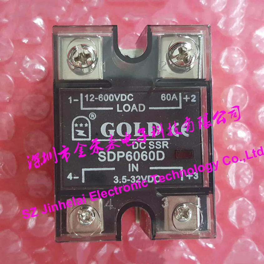 Новое и оригинальное Однофазное твердотельное реле постоянного тока GOLD SDP6060D 12 3 5