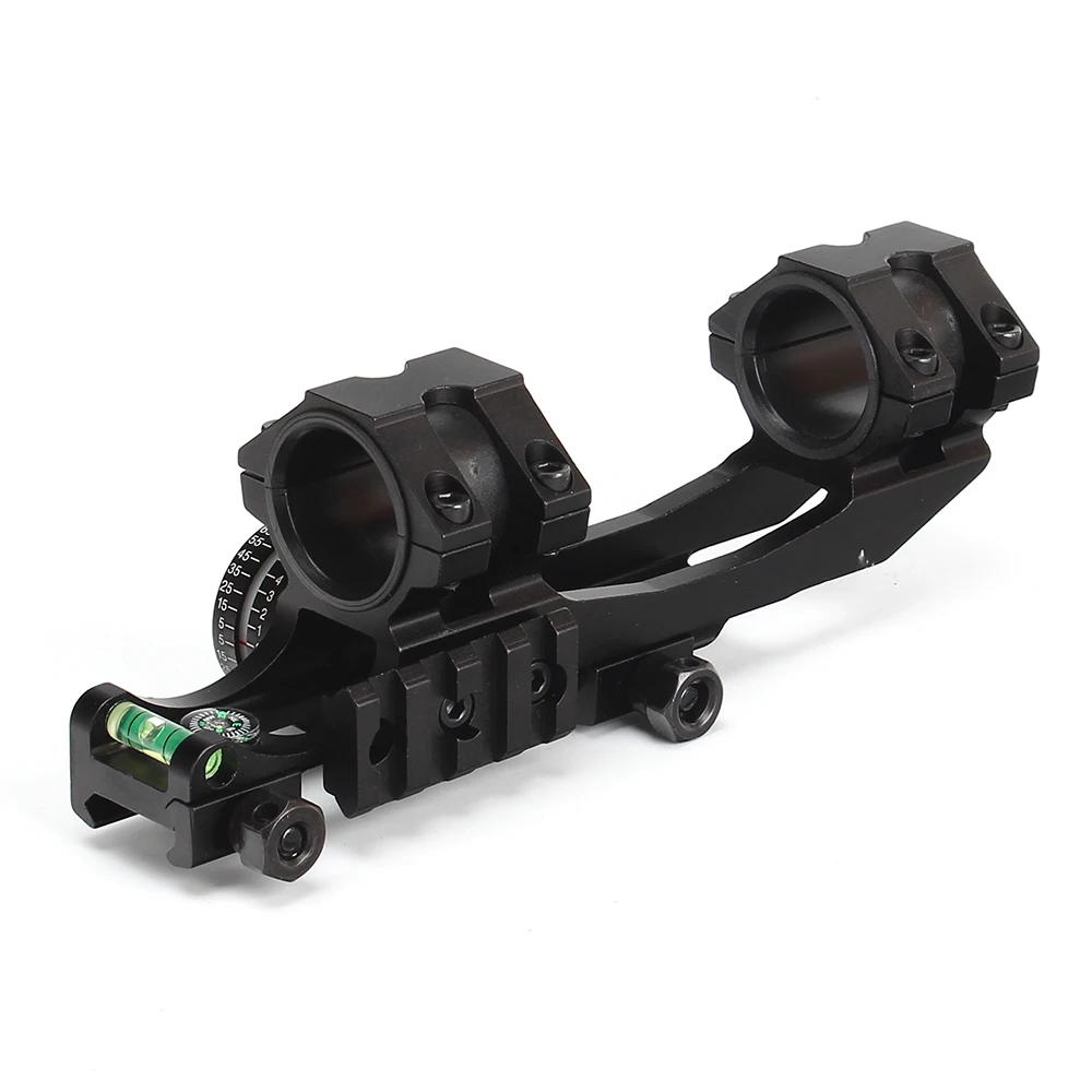 Ohhunt мм 25 4 30 смещение Bi-direction Picatinny Weaver Scope Rings Mount Bubb Level Compass и w/Angle Cosine Indicator Kit | Спорт