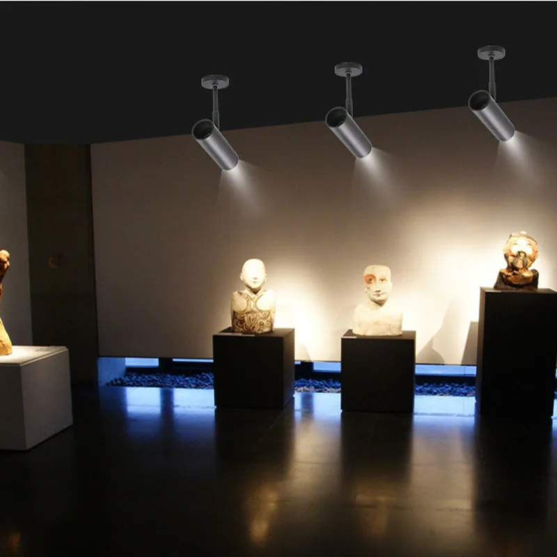 

COB 20W 30W Led Track light aluminum Ceiling Rail Track lighting Spot Rail Spotlights Replace Halogen Lamps AC 110-240V
