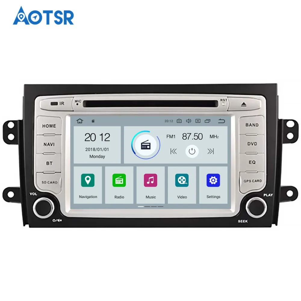 2 din Android 9 0 4 + 32 ГБ Автомобильный Радио Мультимедийный DVD плеер для SUZUKI SX4 2006 2012 GPS