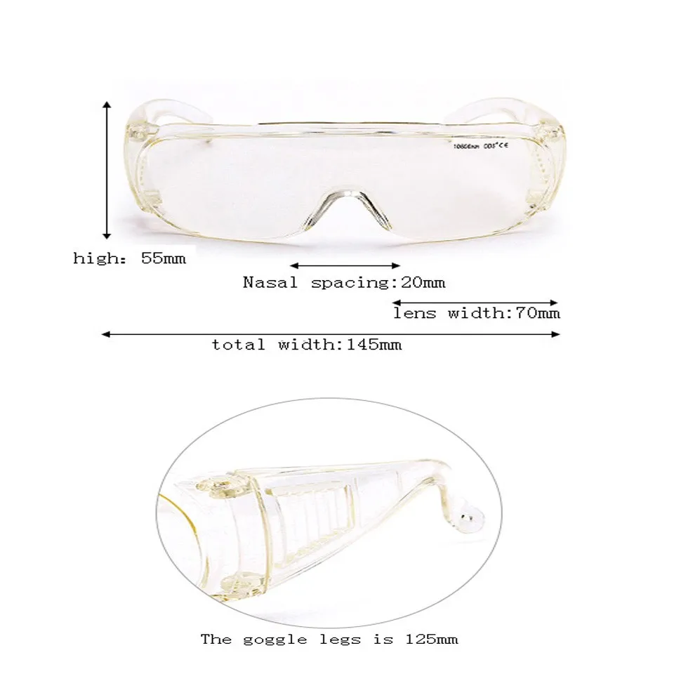 Очки защитные для лазерной гравировки и резки 10600 нм|glasses glasses|glasses highgoggles safety |