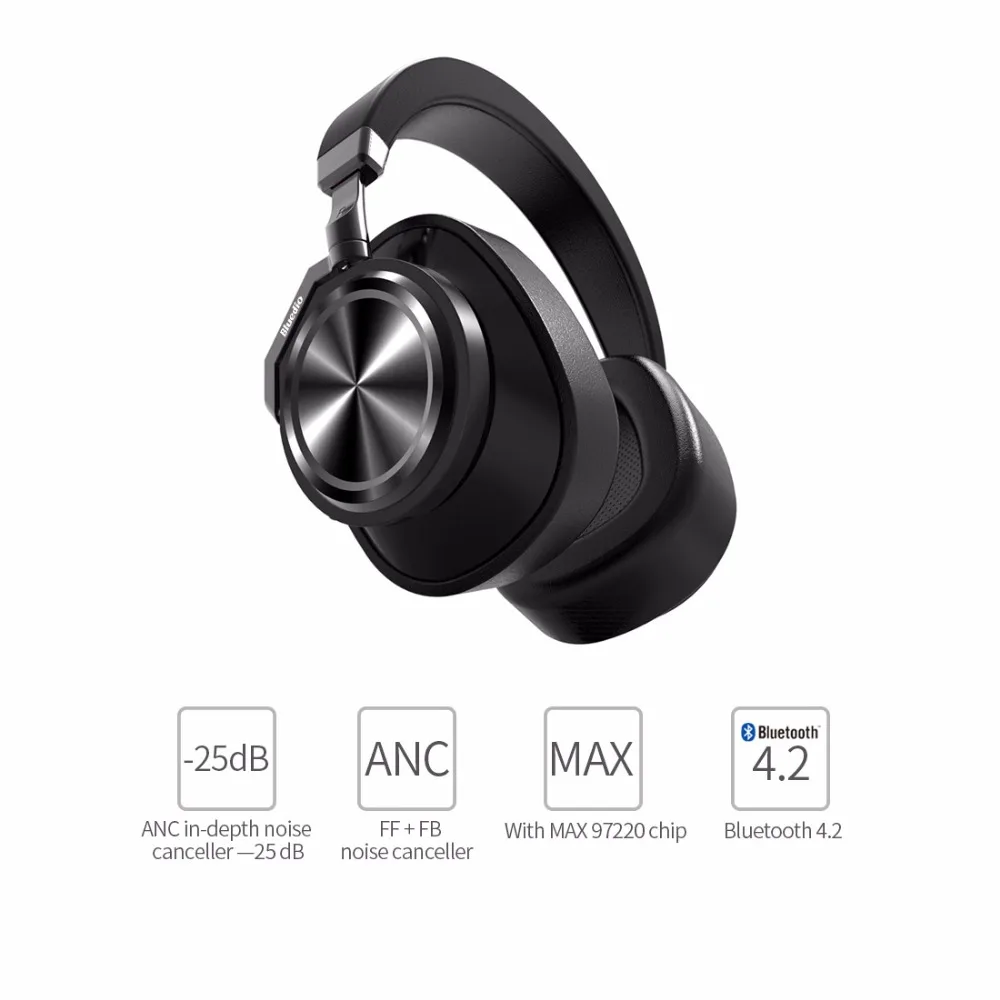 Bluedio T6 активные наушники с шумоподавлением Беспроводная bluetooth гарнитура