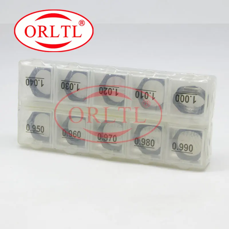 

ORLT Shims B12 0.95mm-1.04mm Common Rail Injector Adjustment Shims B12 Fuel Injection Washer 50 Pcs For 120 Series Inyector