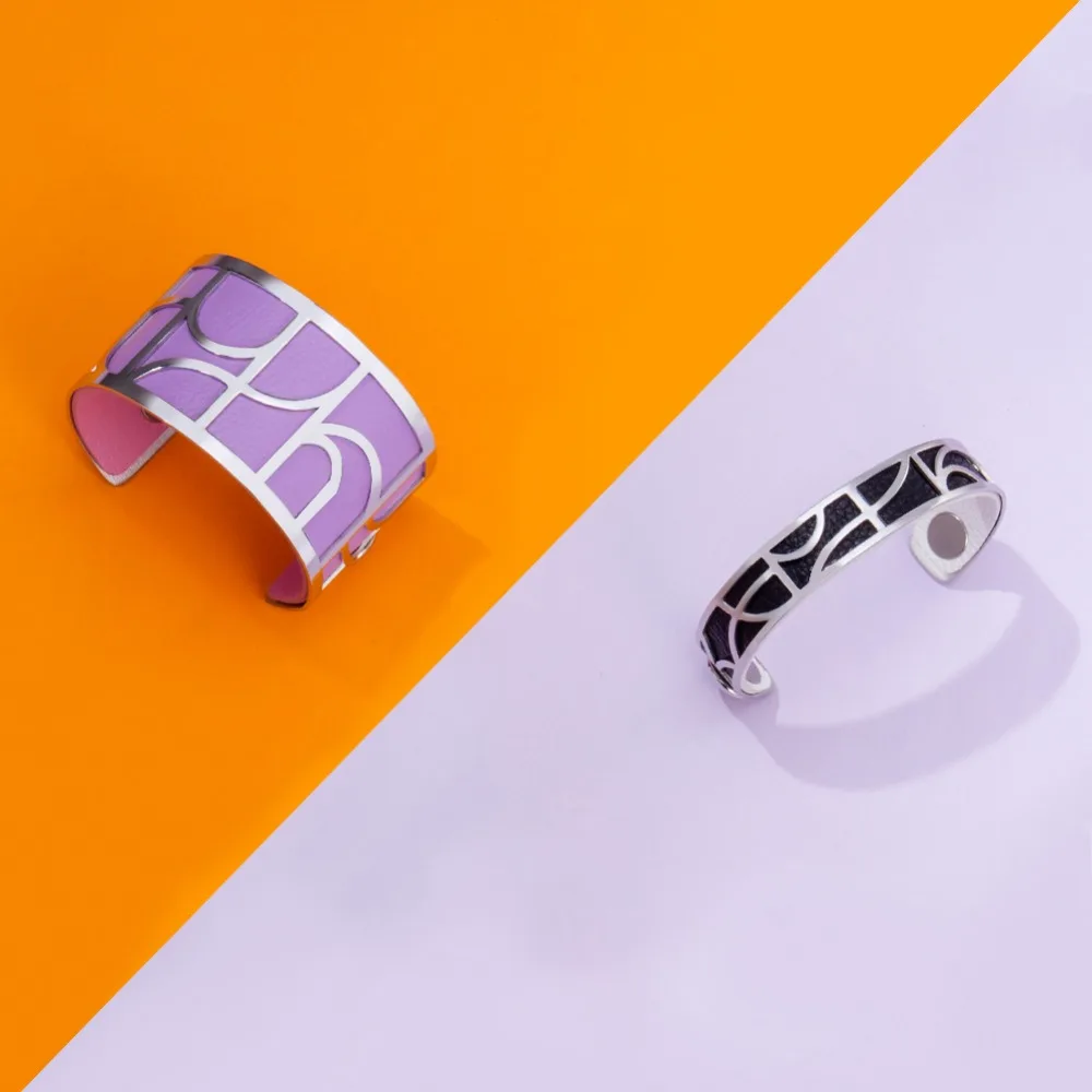 Кремо браслеты для женщин полые и Bijoux Manchette Femme нержавеющая сталь манжета браслет