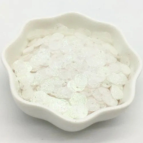6mm Glitter Transpar Блестки 3-30 мм прозрачные блестки Плоская Круглая чашка ПВХ свободные Блестки блестка DIY ремесло шитье аксессуары для женской одежды 20 г - Цвет: 6mm Glitter Transpar