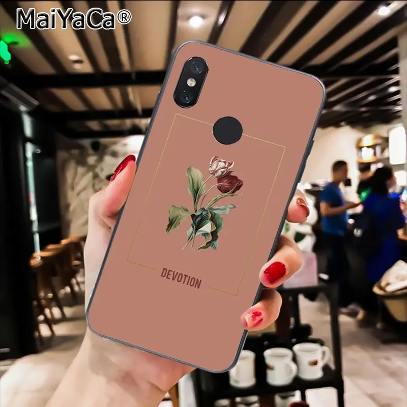 MaiYaCa любовь страсть Желтая роза Подсолнух искусство эстетика PhoneCase для Xiaomi Redmi8 4X 6A