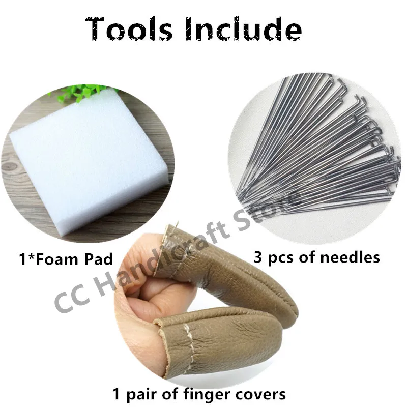 Only Tools Шерсть Войлок DIY ремесло валяния мышь пара кукол ручной работы швейный материал посылка Милая мышь игла Войлок ремесло наборы для ключей цепи - Цвет: Only Tools