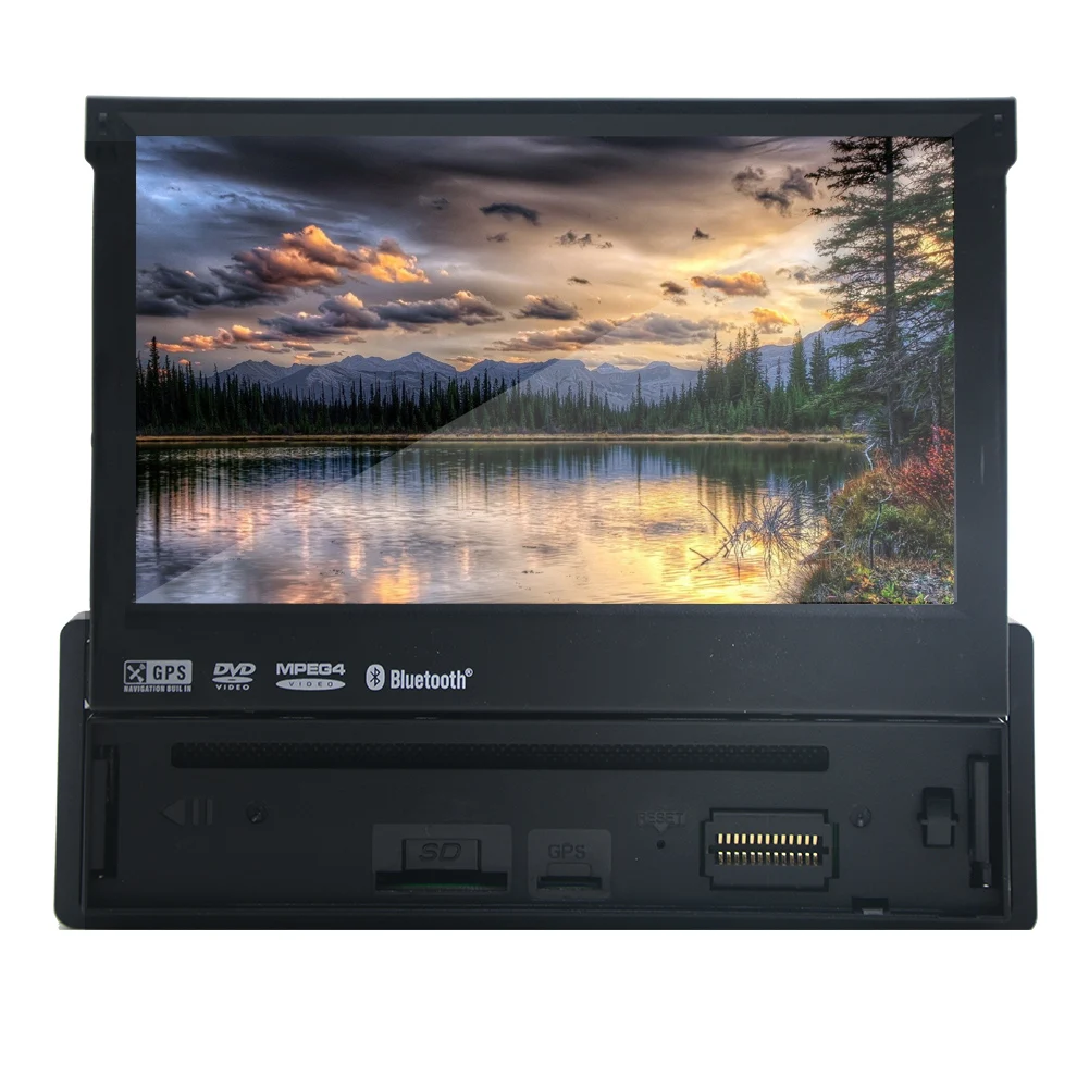 Автомобиль 1 DIN Авторадио аудио RDS dvd-плеер автомобиля навигации ПК GPS стерео