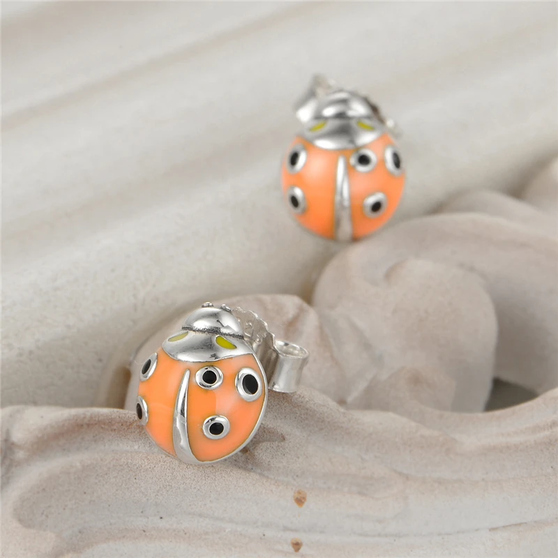 Серьги гвоздики в виде животных серебро 925 пробы Er1015|brand stud earrings|stud earringsearrings cute |