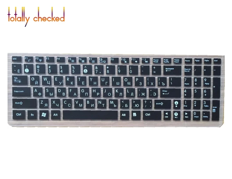 Чехол для русской клавиатуры Защитная пленка Asus VivoBook 15 6 дюйма подходит и 17 3