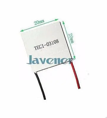 Термоэлектрический охладитель охлаждающая пластина Пельтье 20x20 мм 17 5 Вт модуль