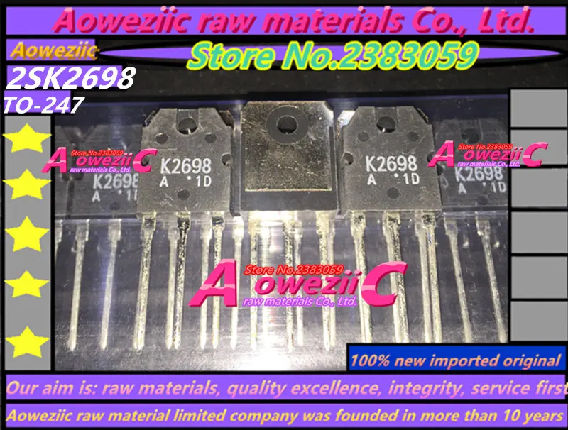Aoweziic 100% новый импортный оригинальный 2SK2698 K2698 TO-3P N 15A 500V FET транзистор | Электроника