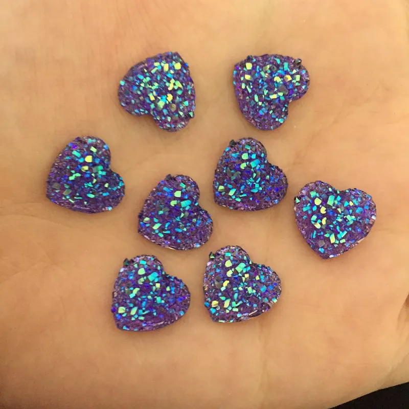 Хит продаж 80 шт. 12 мм AB Смола Bling Sweet heart flatback Скрапбукинг для телефона/свадьбы D50|heart
