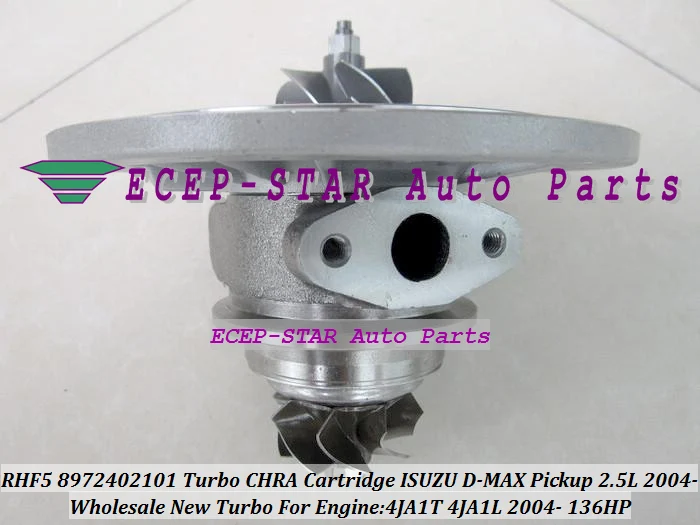 Турбокомпрессор RHF5 8972402101 8973295881 8971856452 Turbo CHRA для ISUZU D-MAX Pickup 2004- 4JA1 2.5L 4JA1T 4JA1L 136HP |