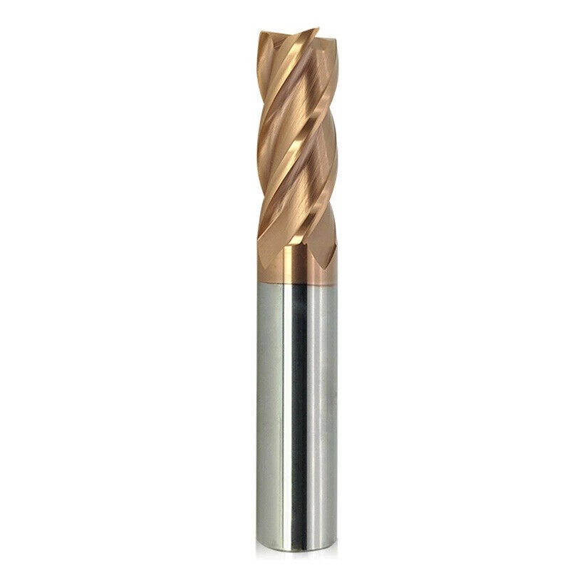 VHM End Mill 4 Flutes Flat 55Hrc PVD coating Carbide mill 75MM length 6MM 8MM 10MM 12MM | Инструменты
