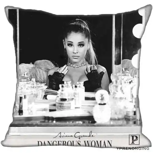 Для наращивания с лучшими продажами от Ariana_Grande(2)@ Подушка Чехол Спальня дома квадратная Наволочка на молнии(с одной стороны)#190404-01-57 - Цвет: Pillowcase