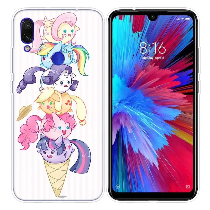 Чехол My Little Pony для Xiao mi Red mi Note 7 7S K20 Y3 GO S2 6 6A 7A 5 Pro mi Play 9T A1 A2 8 Lite Poco F1 аниме чехлы для телефонов - Цвет: 03