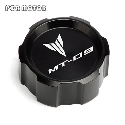 Детали мотоцикла для Yamaha MT09 FZ09 MT-09 MT 09- передний и задний тормозной цилиндр для жидкости Крышка Резервуара - Цвет: rear black