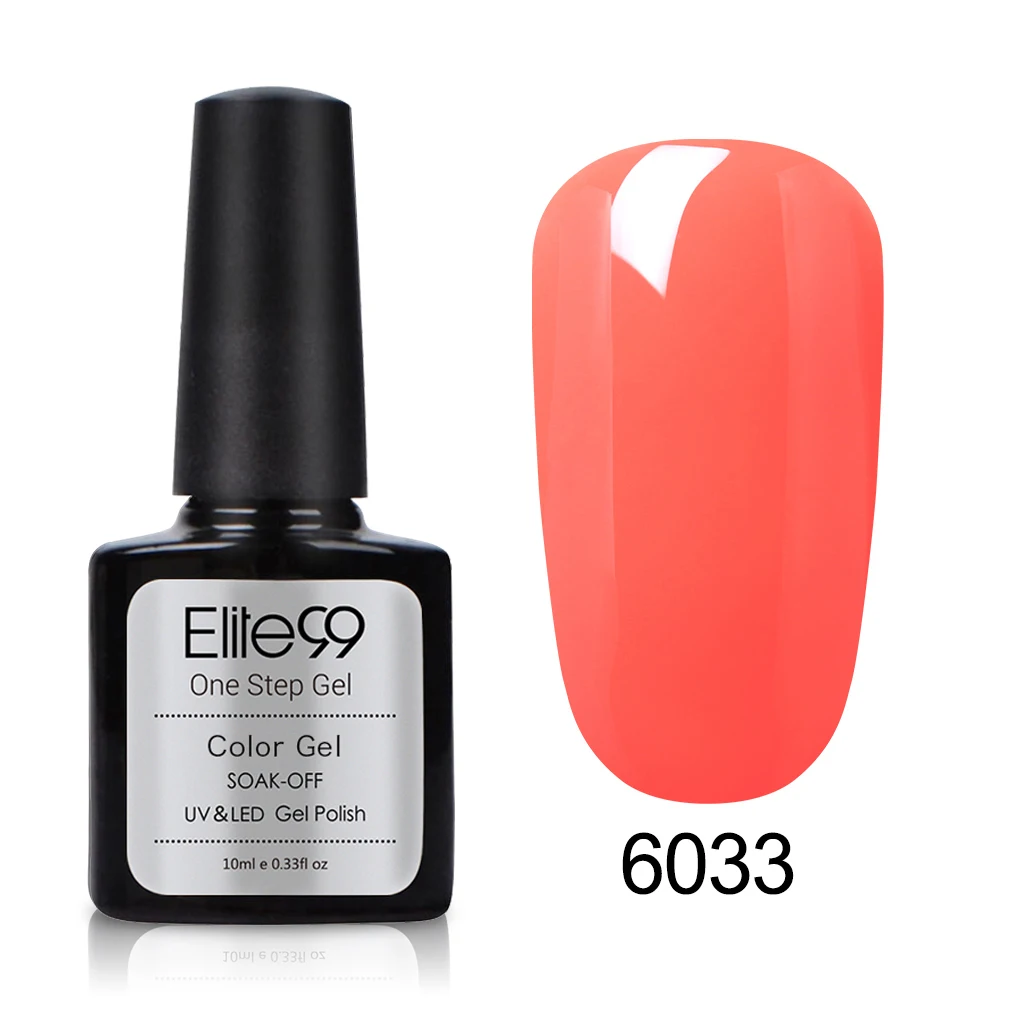 6033 Elite99 3-в-1 УФ-светодиодный гель для ногтей one step для ногтей маникюрный лак без необходимы вещи наивысшего Базовое покрытие Лидер продаж великолепные УФ лак для ногтей Гель-лак - Цвет: 6033