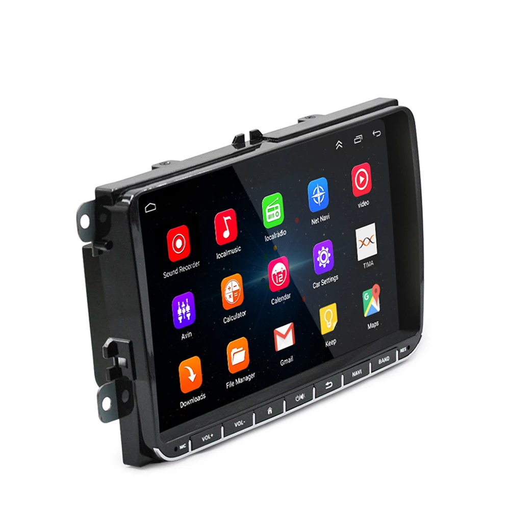 Panlelo 2 Din Android 8 1 GPS навигация мультимедийный плеер стерео радио 9 дюймов сенсорный