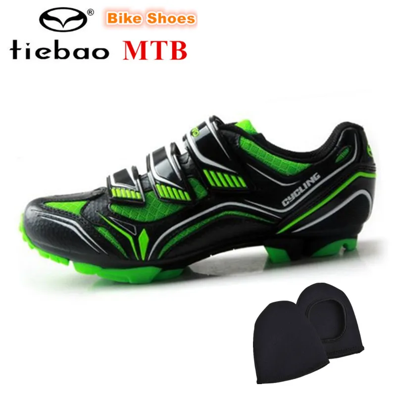 shoes add cover TIEBAO велосипедная обувь sapatilha ciclismo mtb обувь для горного велосипеда дышащая обувь для езды на велосипеде мужские кроссовки для женщин - Цвет: shoes add cover