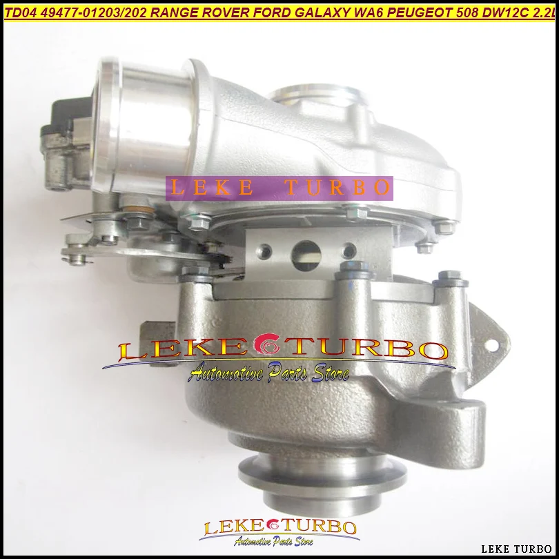 TD04 49477-01203 49477-01202 T916135 BG9Q6K682CC турбо для Land Rover RANGE ROVER FORD GALAXY WA6 PEUGEOT 508 DW12C 2.2L |