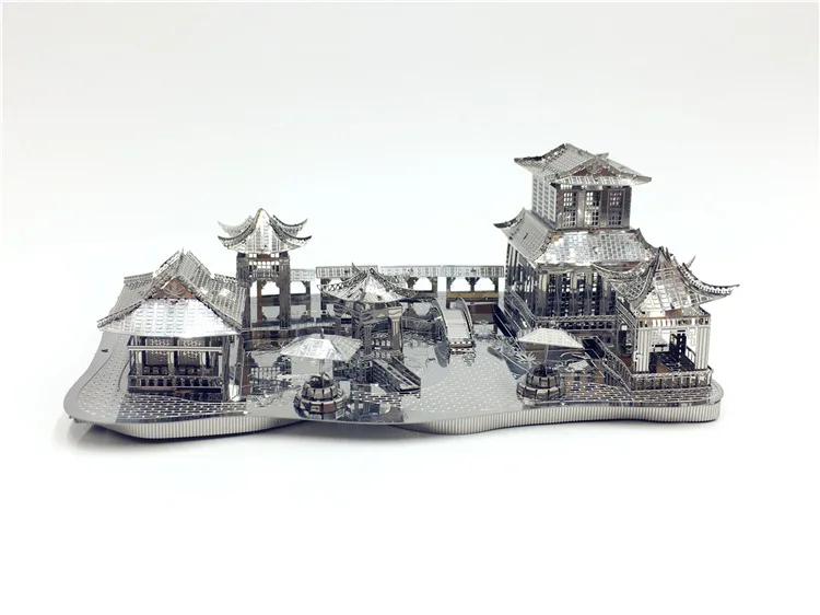 3D Трехмерная металлическая головоломка Китай Сучжоу сад ручная сборка
