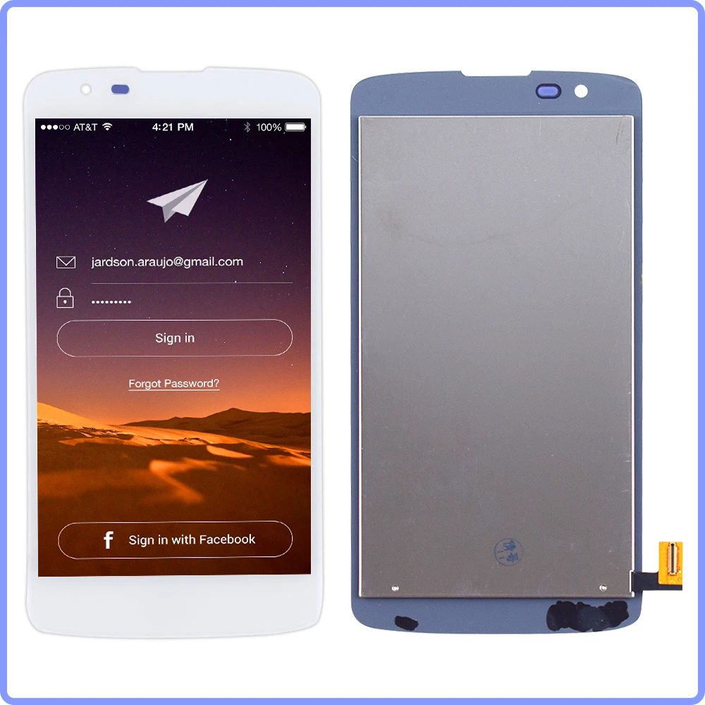 Для LG K8 LTE LCD сенсорный экран дигитайзер Датчик Стекло в сборе для Lte дисплей K350N K350E