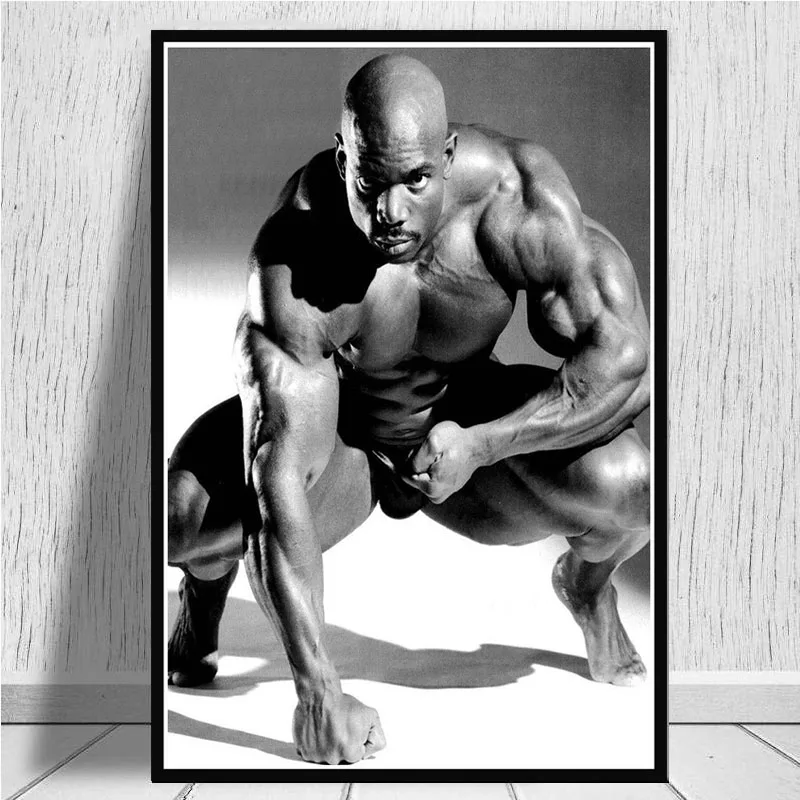 Ronnie Coleman фитнес тренажерный зал Спорт звезда мускулы человек картина маслом