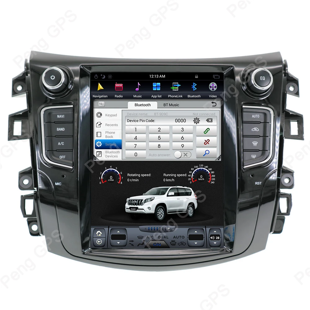 10," Android 7,1 автомобильный gps-навигация, dvd-плеер для NISSAN NP300 Navara- Tesla стиль два Din Автомобильный Радио wifi головное устройство