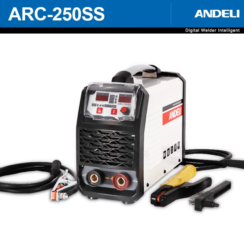 ARC-250SS Andeli умный портативный Eenfase ММА 250 пятно Лассен Booglassen машина двойной низкая Напряжение для дуговой сварки под флюсом 220v Инвертор постоянного тока Lasmachine - Цвет: ARC-250SS