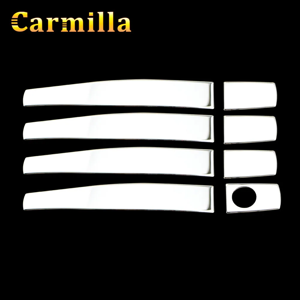 Хромированная крышка ручки двери автомобиля Carmilla аксессуары из нержавеющей