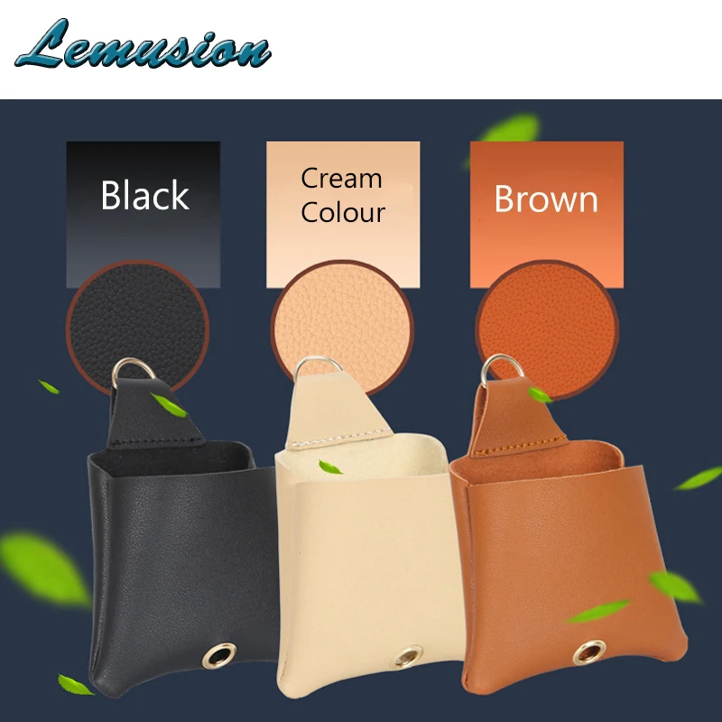 Car-styling 1X Car Leather mobile phone pocket Accesories Air outlet storage bag For Kia rio sportage Volvo s60 xc60 Lada vesta |