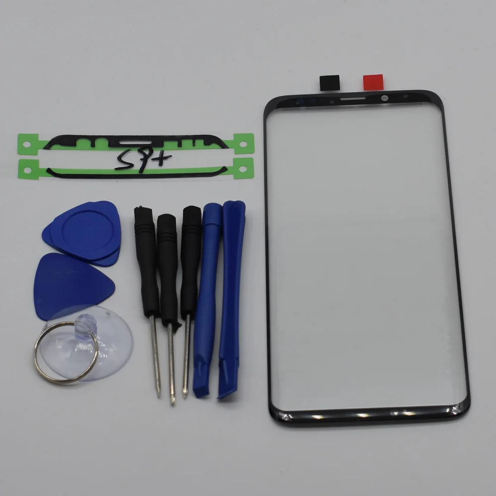 Сменное Переднее стекло для сенсорного экрана Samsung Galaxy S9 G960 G960F Plus G965 G965F внешнее