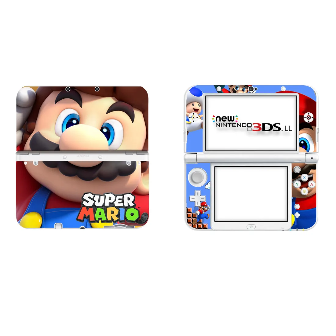 Супер бумага Марио виниловая наклейка на кожу Наклейка для нового 3DS XL Скины Наклейка s для нового 3DS LL виниловая Защитная Наклейка