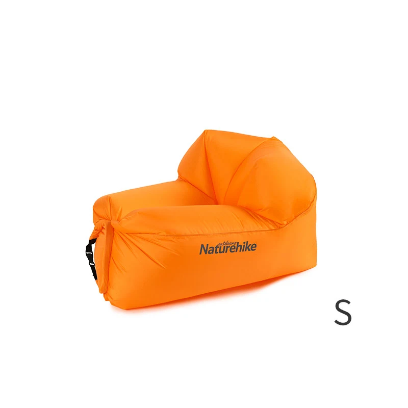 Orange 105-70-62cm Naturehike открытый Портативный Водонепроницаемый надувные воздушные диван Кемпинг пляж диван складной шезлонг NH18S030-S - Цвет: Orange 105-70-62cm