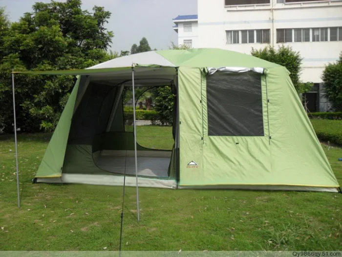 Preise Echtes KRD Zwei Schlafzimmer Doppelschicht Storm 6 Menschen Vier Jahreszeiten Outdoor-camping-zelt A-062