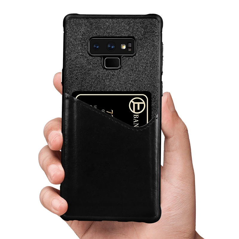 Чехол для телефона samsung Galaxy Note9 8 Plus Высококачественная кожа с мягкой тканью