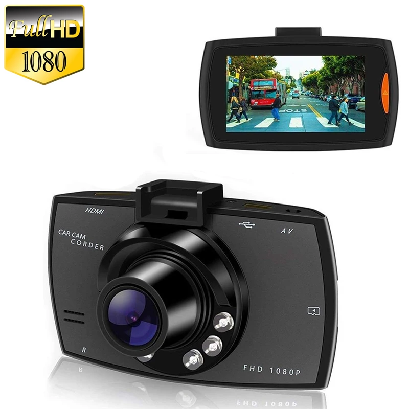 

Автомобильный видеорегистратор, экран 2,7 дюйма, FHD 1080P, портативный автомобильный видеорегистратор, видеорегистратор G30 с ночным видением, G-...