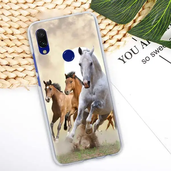 Чехол для бега лошадей для Xiaomi Redmi Note 7 Pro 7 6 5 Plus 5A 6A 4X S2 GO Pocophone F1 чехол для телефона Coque - Цвет: 05