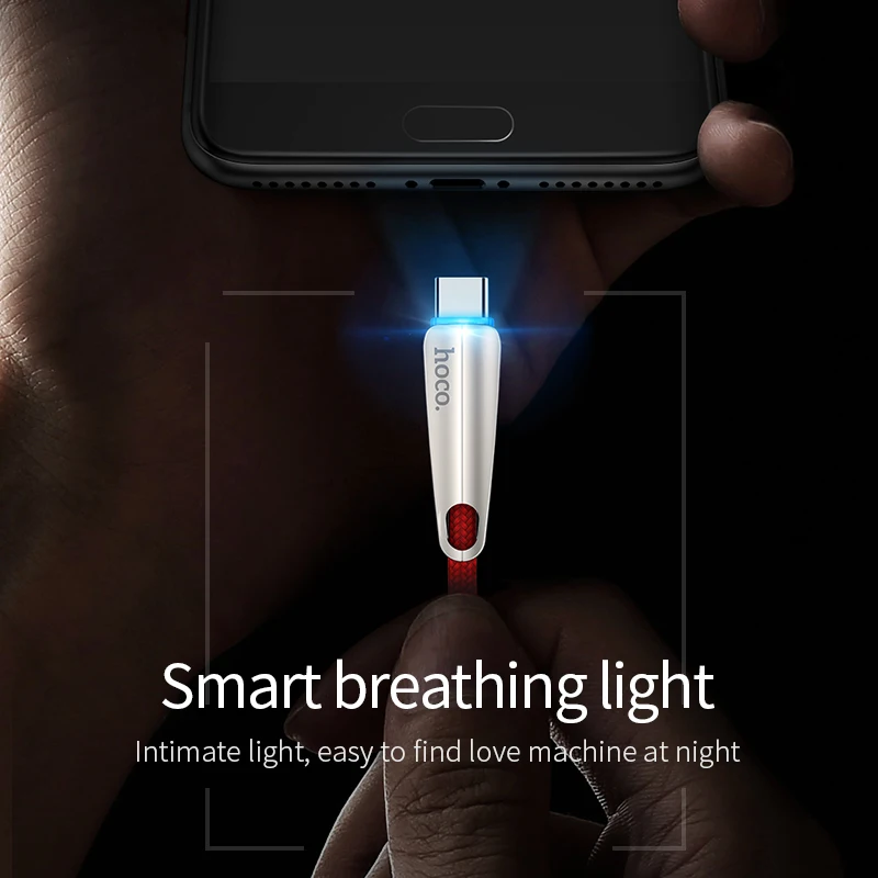 HOCO usb type C кабель c зарядного устройства для Galaxy Note 8 S8 Plus Xiaomi 6 Mi5|Кабели передачи
