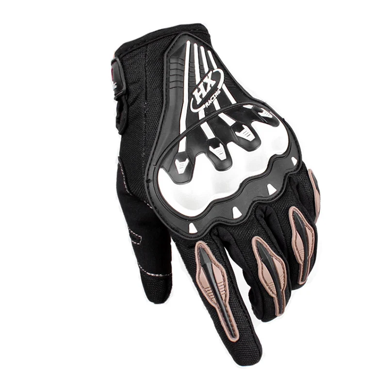 

GSPSCN Professional High Quality Auto Racing Gloves Motorcycle Protect Hands Full Finger Breathe Patchwork Flexible Glove