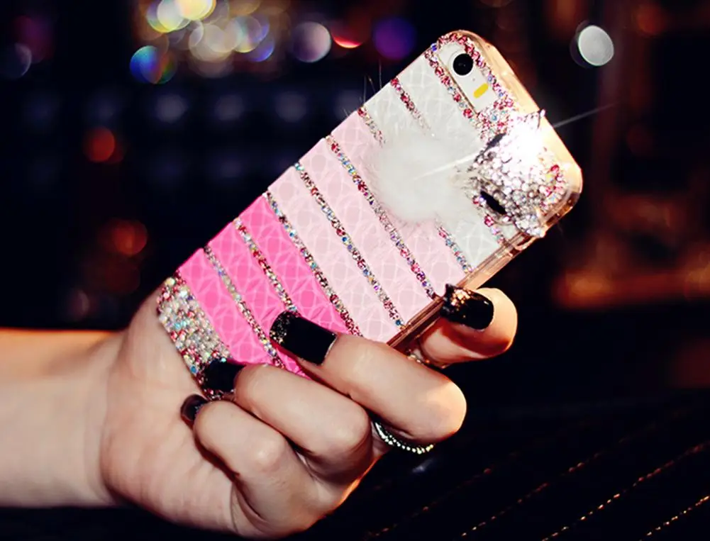 Bling Rhinestone Metal Bumper Frame Case + Button Sticker for Samsung Galaxy S6 |