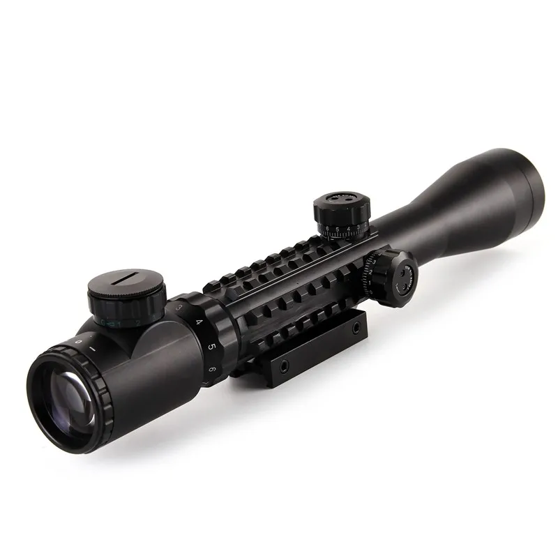 Охотничья оптика 3-9X40 с подсветкой Красный лазерный прицел с голографическим точечным прицелом комбо Страйкбольное Оружие прицел